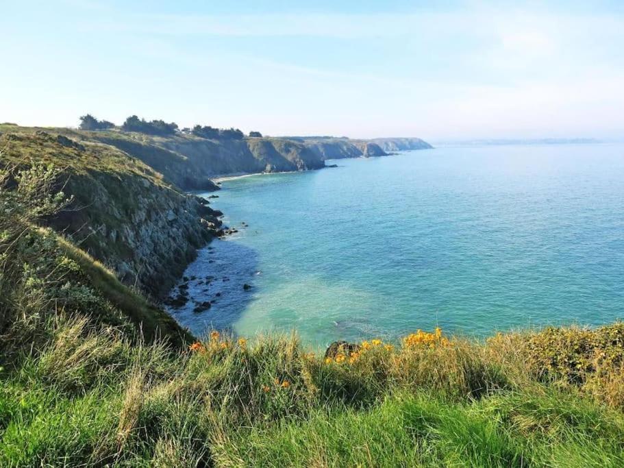 Appart Vue Mer-Au Pied Du Chemin De Randonnee " Bassan" Плангенуаль Экстерьер фото